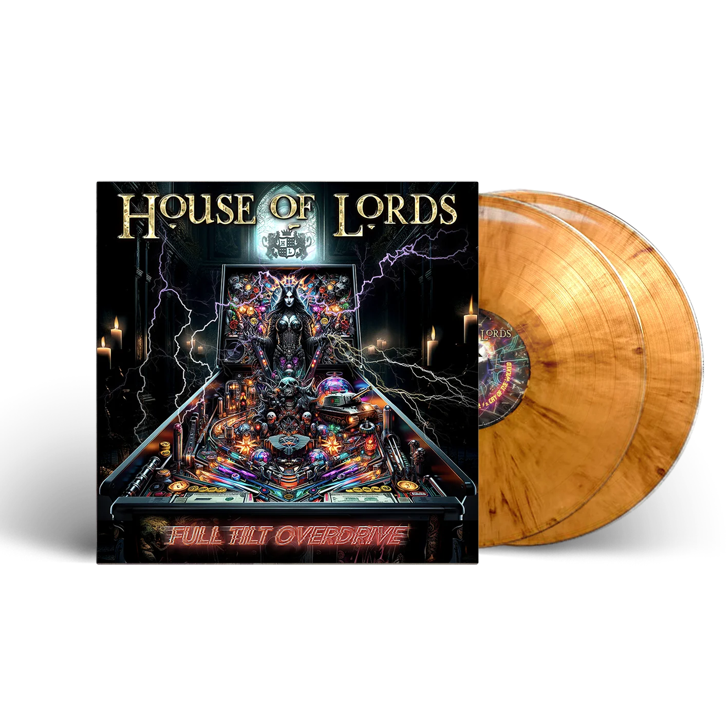 House of Lords - Full Tilt Overdrive - Orange Marble 2xLP