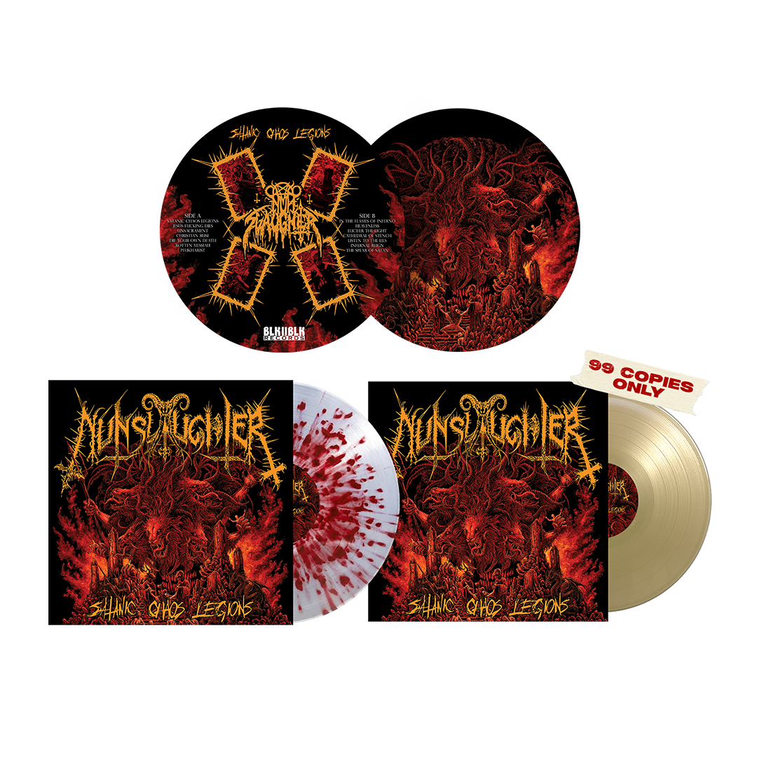 Nunslaughter - Satanic Chaos Reigns - All Vinyl Bundle
