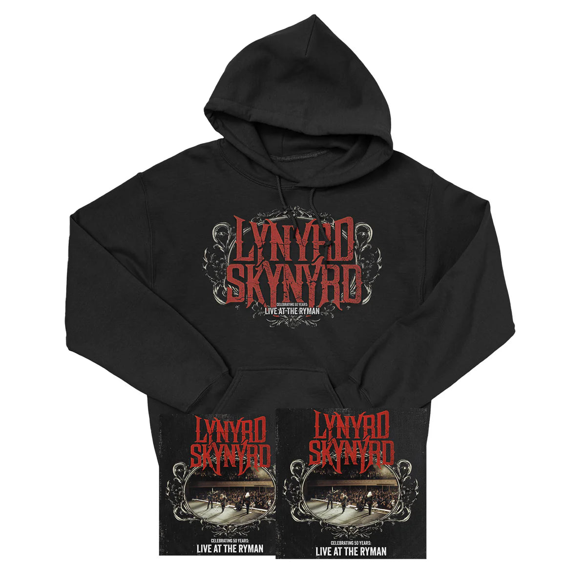 Lynyrd Skynyrd - Celebrating 50 Years - Live At The Ryman - 2CD/DVD + Hoodie + Signed Art Card
