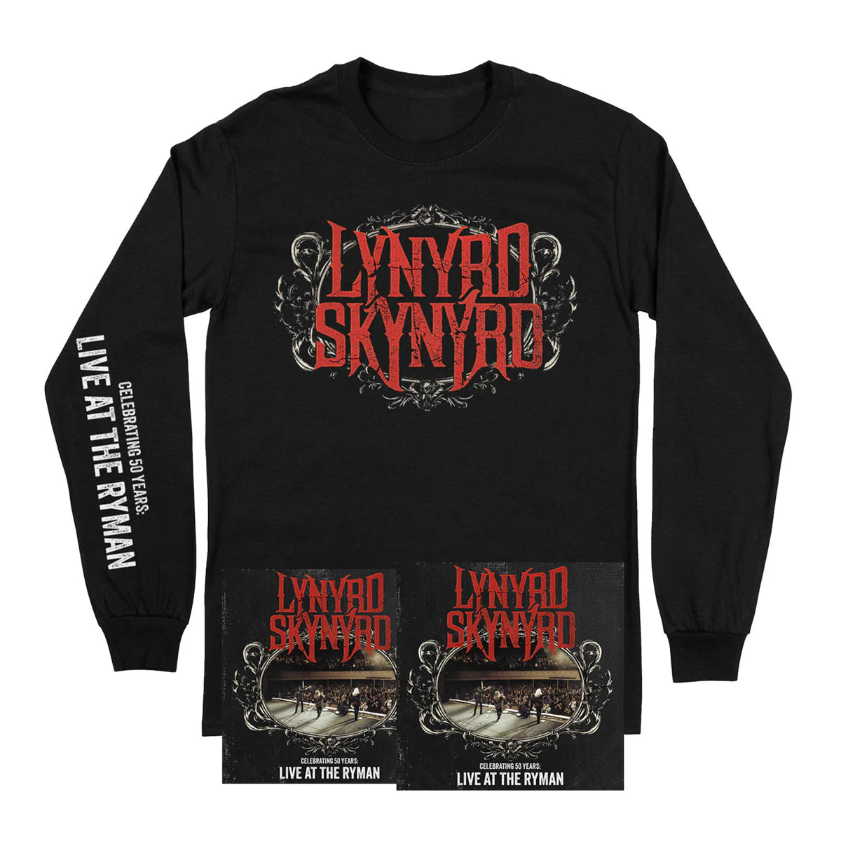 Lynyrd Skynyrd - Celebrating 50 Years - Live At The Ryman - 2CD/DVD + Longsleeve + Signed Art Card