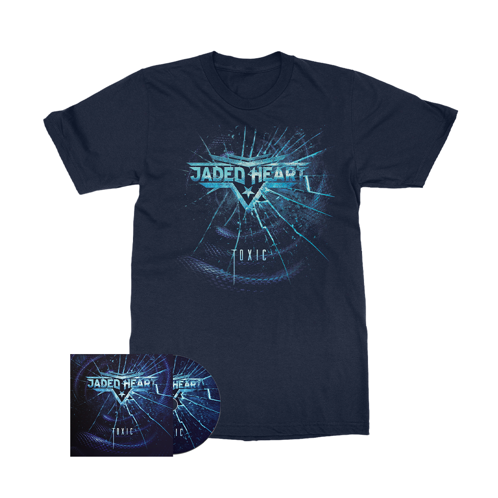 Jaded Heart - Toxic - CD Merch Bundle