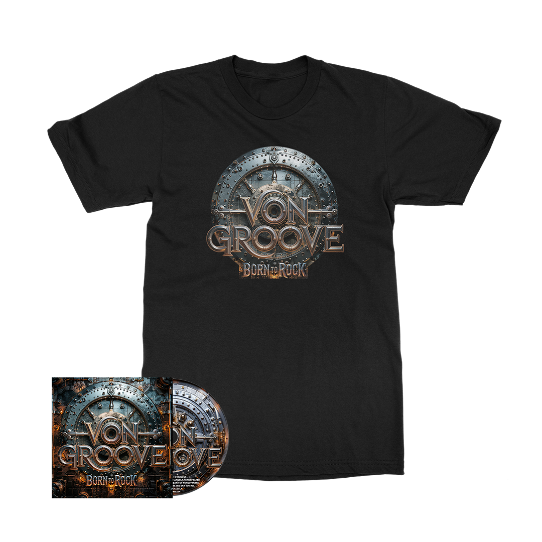 Von Groove - Born To Rock - CD Merch Bundle