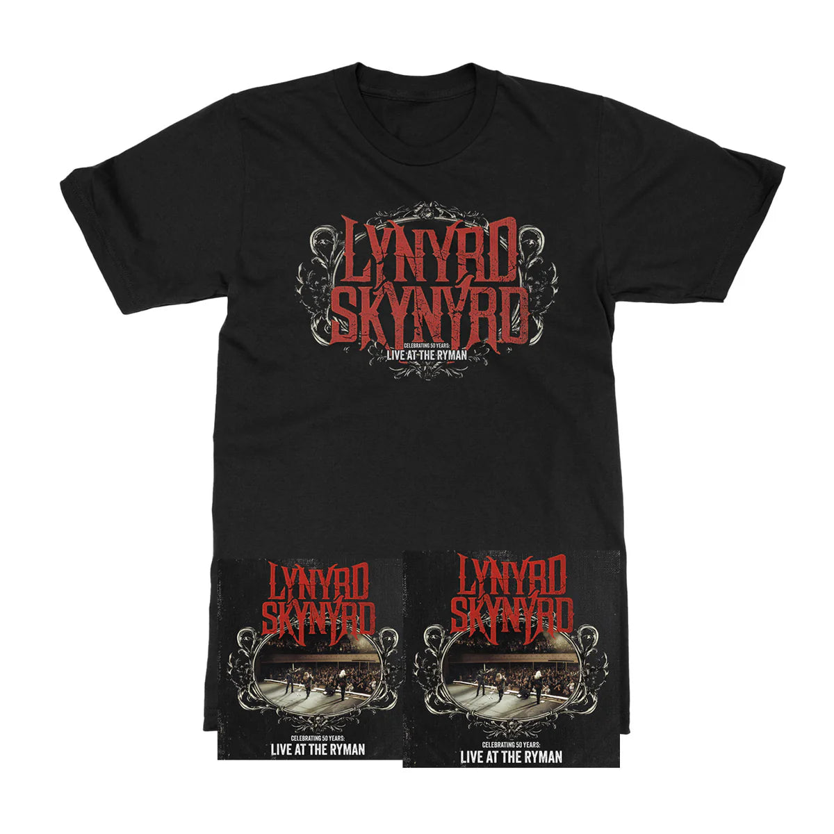 Lynyrd Skynyrd - Celebrating 50 Years - Live At The Ryman - 2CD/DVD + Tee + Signed Art Card