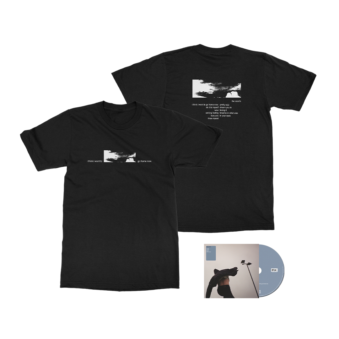 The XCERTS - i think i want to go home now. - CD Merch Bundle