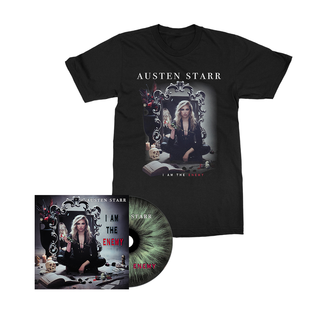 Austen Starr - I Am The Enemy - CD + Tee