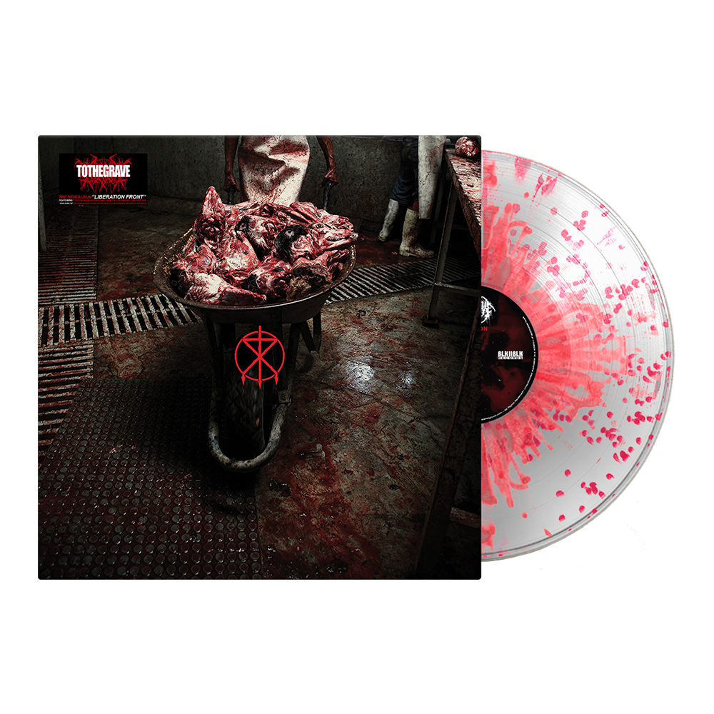 To The Grave - Liberation Front - Crystal Red Splatter LP