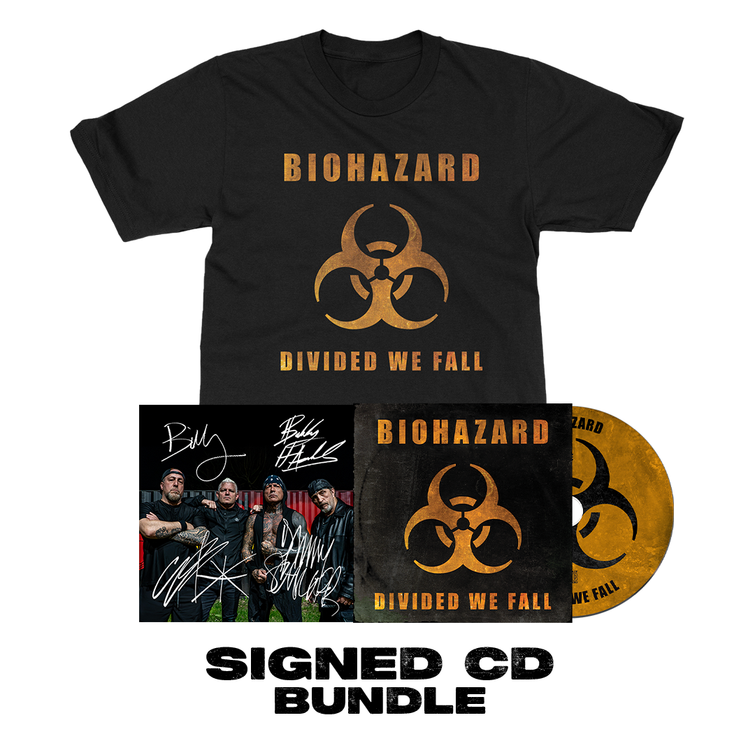 Biohazard - Divided We Fall - Signed CD Bundle
