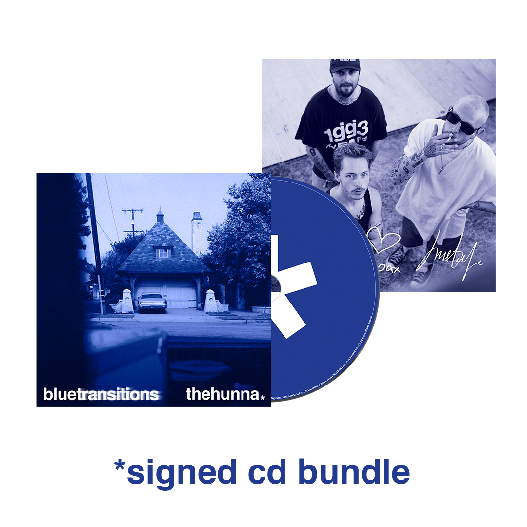 The Hunna - blue transitions - Signed CD Bundle