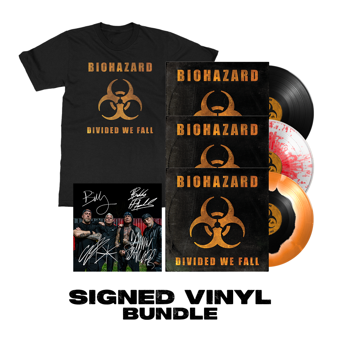 Biohazard - Divided We Fall - Signed Vinyl Bundle