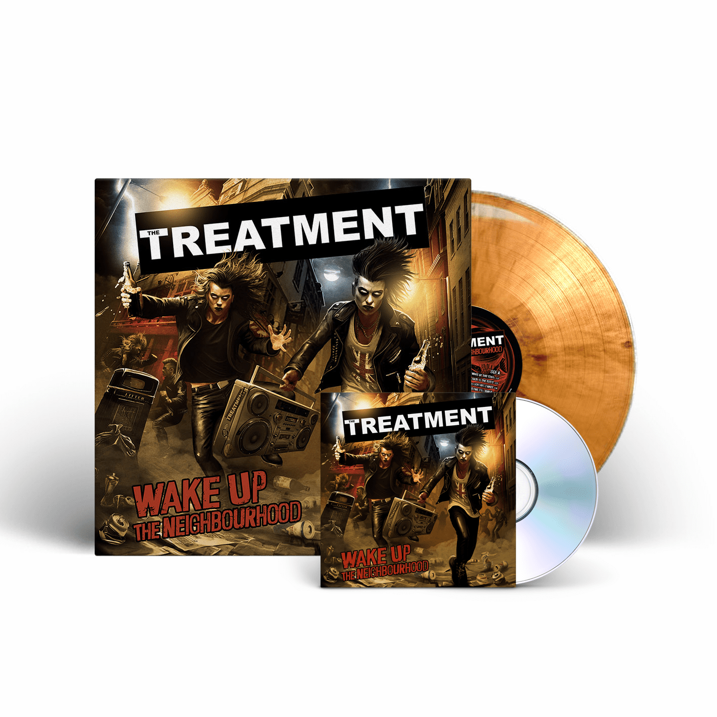 THE TREATMENT - WAKE UP THE NEIGHBOURHOOD - CD + LP Bundle