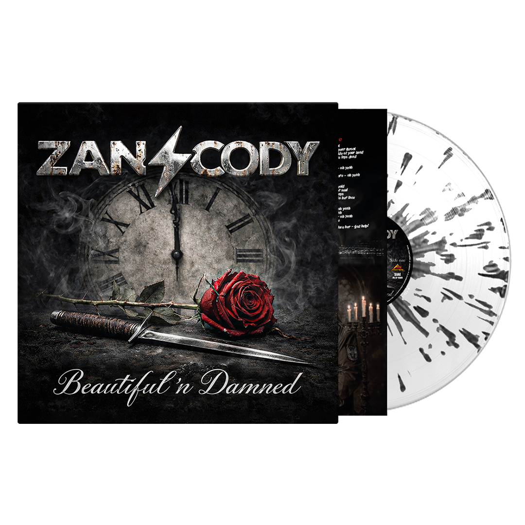 Zan Cody - Beautiful 'N Damned - White Black Splatter LP