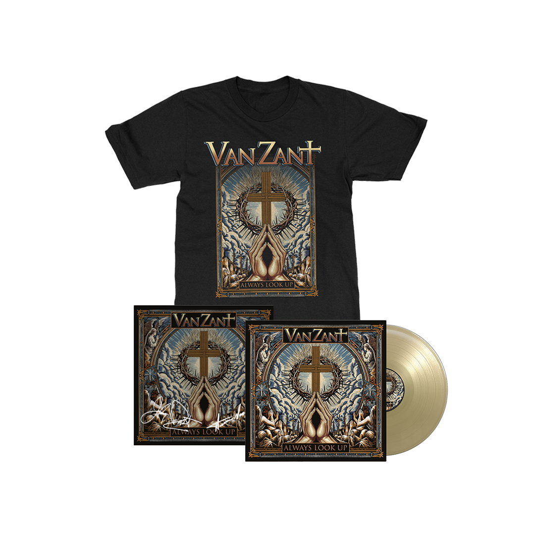 Van Zant - Always Look Up - Gold LP, T-Shirt, Art Card (signed)