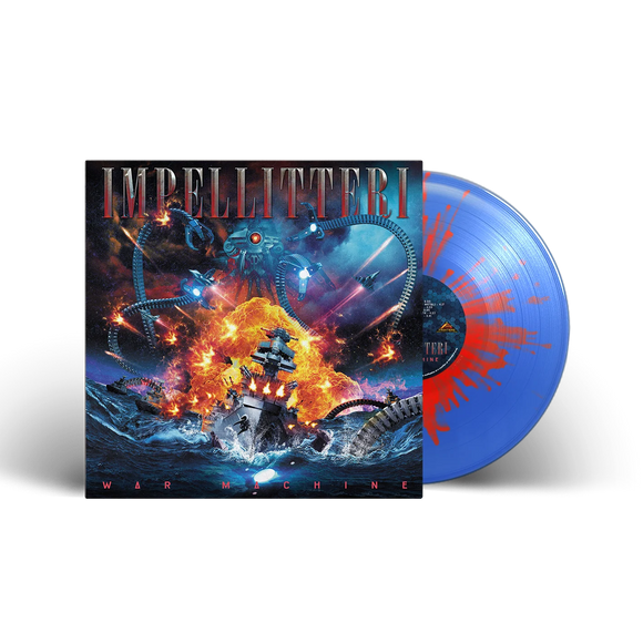 Impellitteri - War Machine - Blue/Red Splatter Vinyl LP