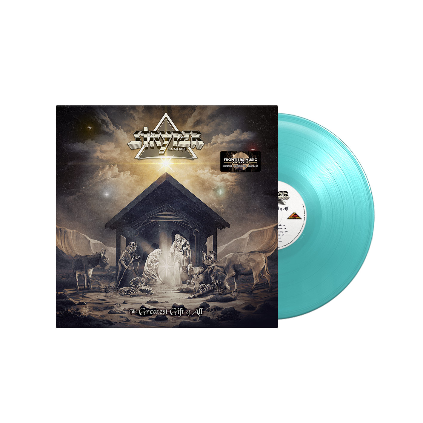 Stryper - The Greatest Gift Of All - Turquoise Vinyl (Vinyl Club Edition)
