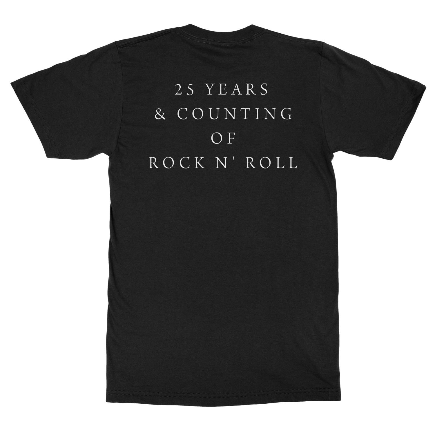 FRONTIERS LABEL - Black 25 Years TShirt