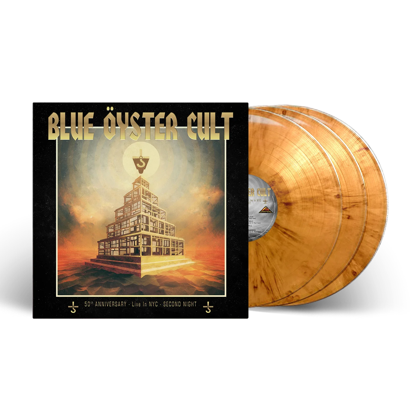 Blue Öyster Cult 50th Anniversary Live: Second Night - Orange Marble Vinyl 3LP