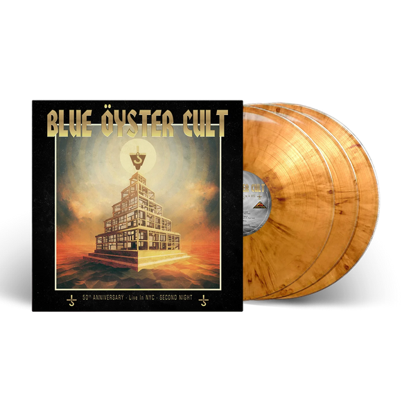 Blue Öyster Cult 50th Anniversary Live: 2nd Night - Orange Marble Vinyl 3LP