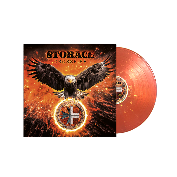 Storace - Crossfire - Red/Yellow Splatter Vinyl LP