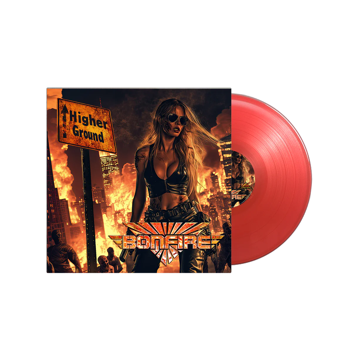 Bonfire - Higher Ground - Red Vinyl LP