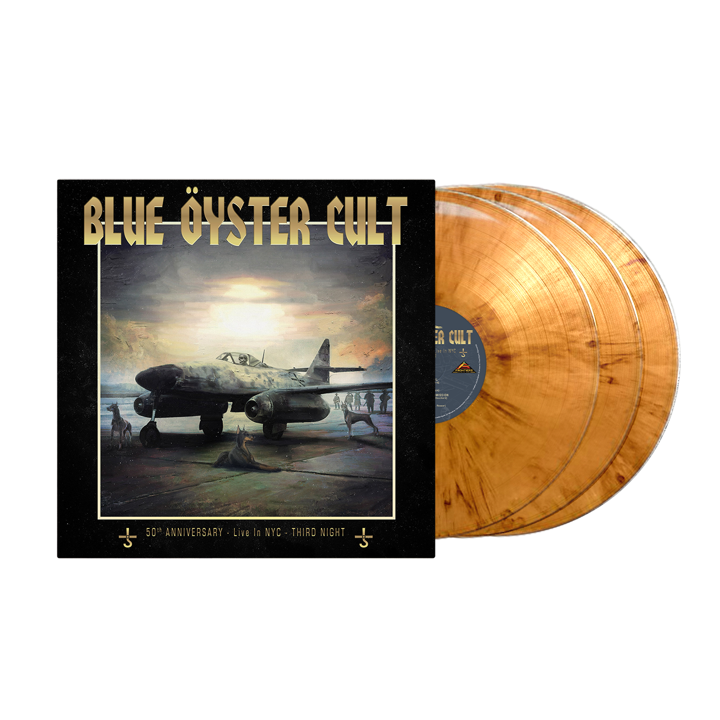 Blue Oyster Cult - 50th Anniversary Live - Third Night - Orange Marble 3LP