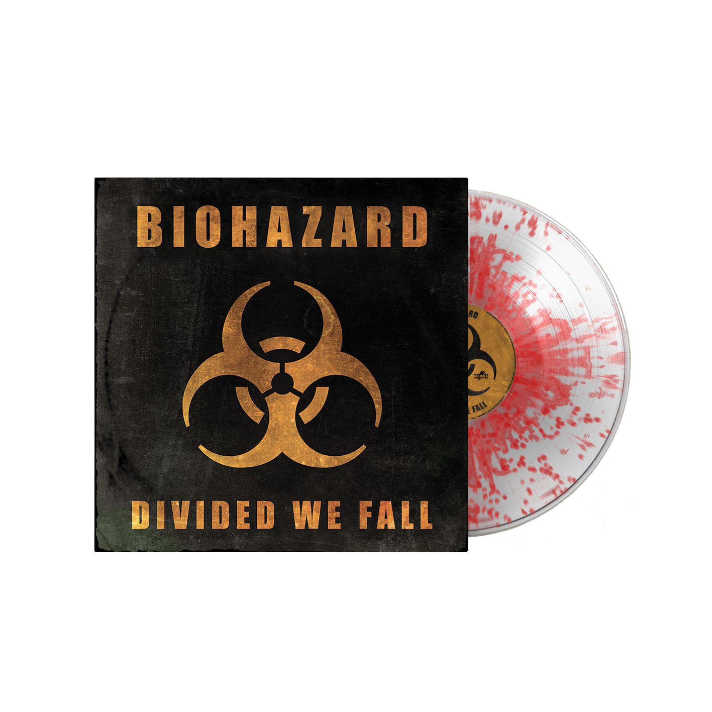 Biohazard - Divided We Fall - Clear/Red Splatter Vinyl