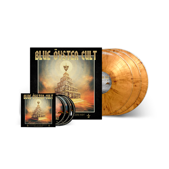 Blue Öyster Cult - 50th Anniversary Live: 2nd Night 2CD/DVD + 3LP (ORANGE MARBLE) Bundle