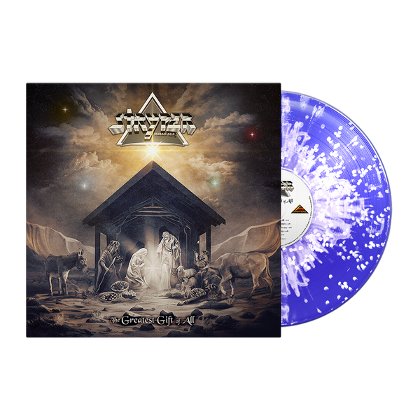 Stryper - The Greatest Gift Of All - Snowfall: Blue/White Splatter Vin