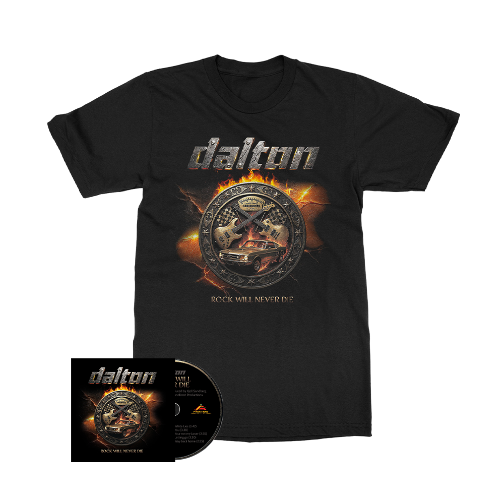 Dalton - Rock Will Never Die - CD Merch Bundle