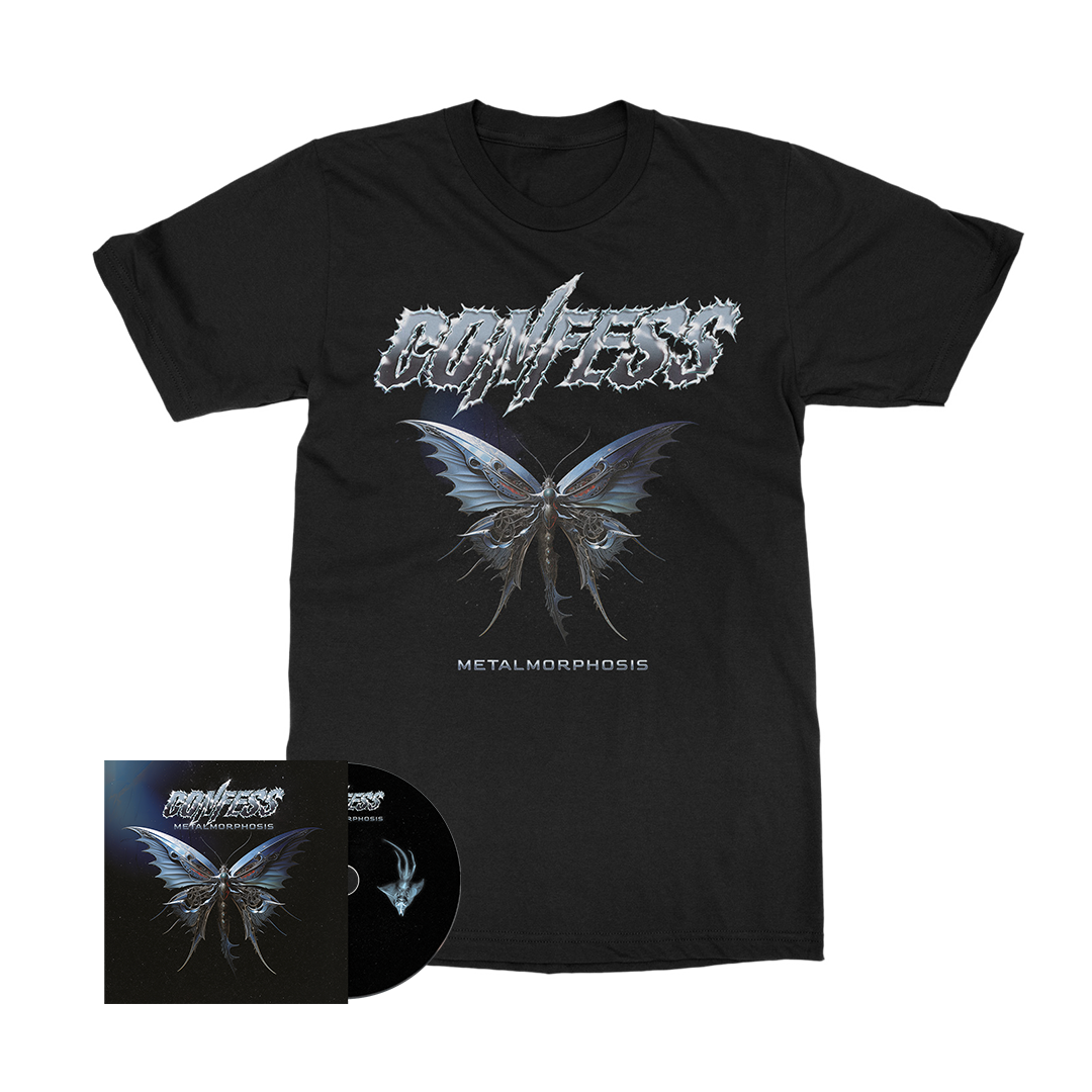 Confess - Metal Morphosis- CD Merch Bundle
