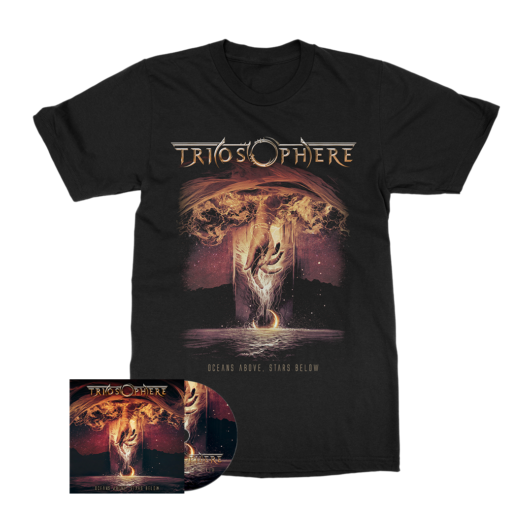 Triosphere - Oceans Above, Stars Below - CD Merch Bundle
