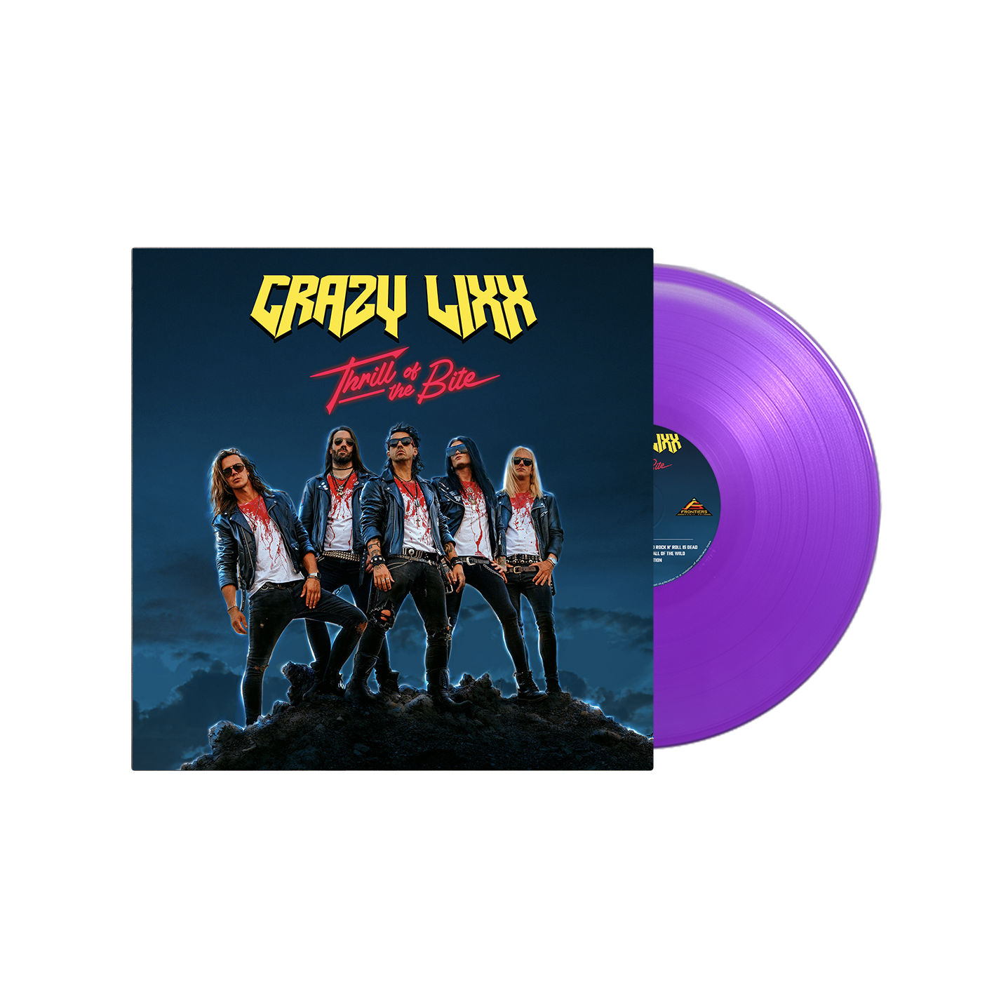 Crazy Lixx - Thrill Of The Bite - Purple Vinyl LP