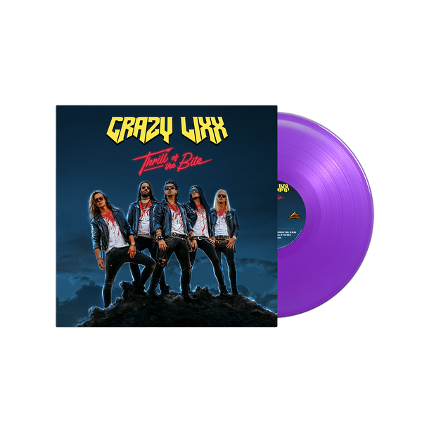 Crazy Lixx - Thrill Of The Bite - Purple Vinyl LP