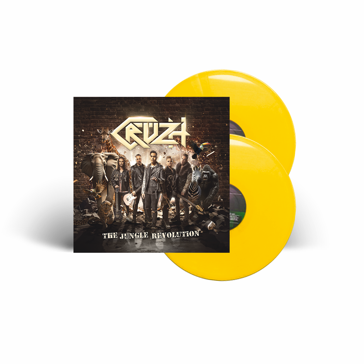 CRUZH - THE JUNGLE REVOLUTION - 2LP Yellow