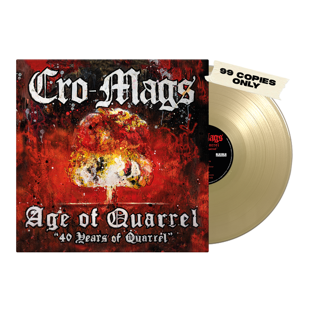 Cro-Mags - Age of Quarrel - 40 Years of Quarrel -  Gold LP