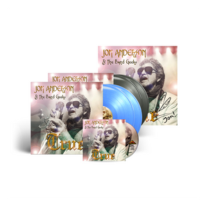 Jon Anderson & The Band Geeks - True - CD / 2LP Transparent Blue / 2LP Black / Signed Print Bundle