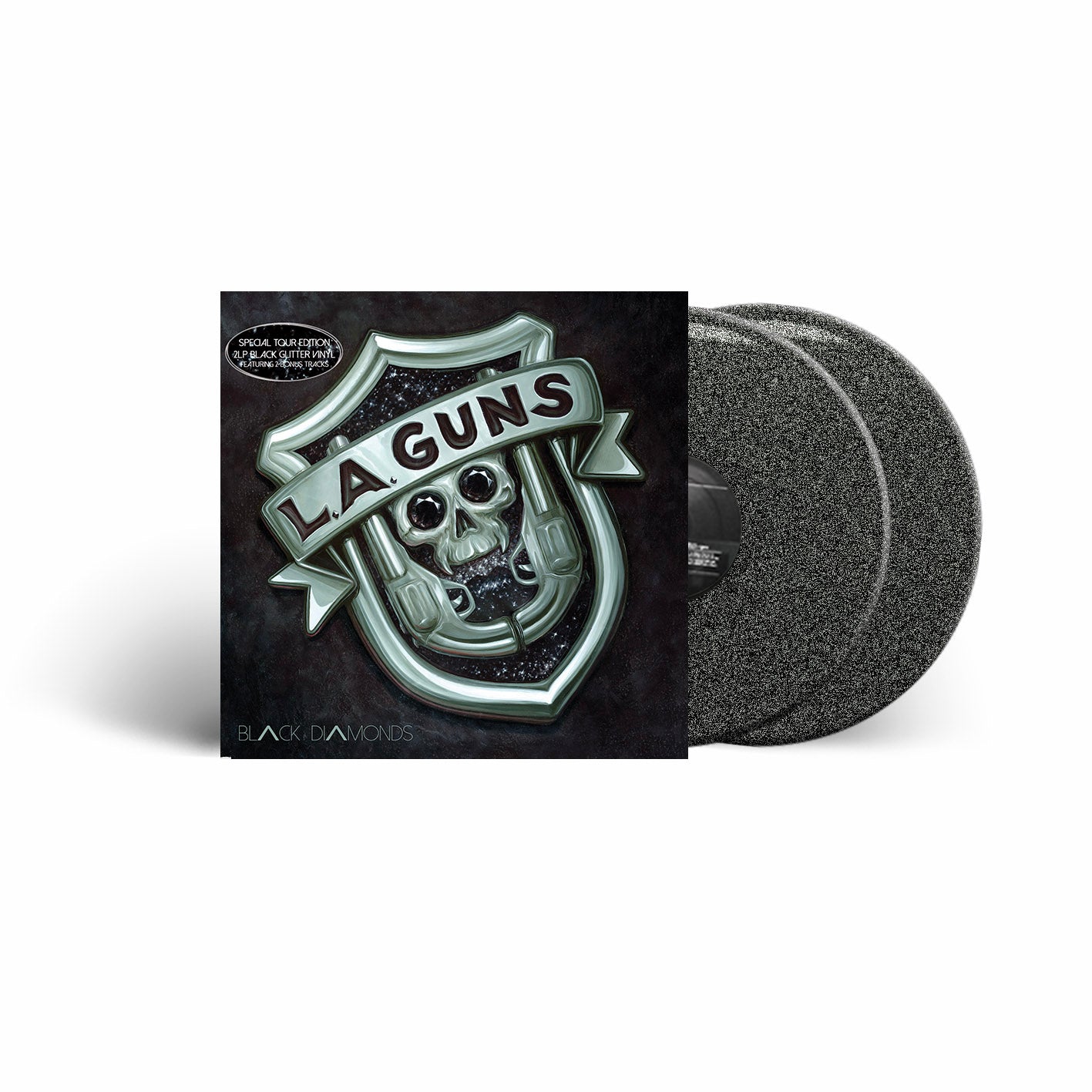 L.A. GUNS - BLACK DIAMONDS (2LP; BLACK GLITTER) - LP