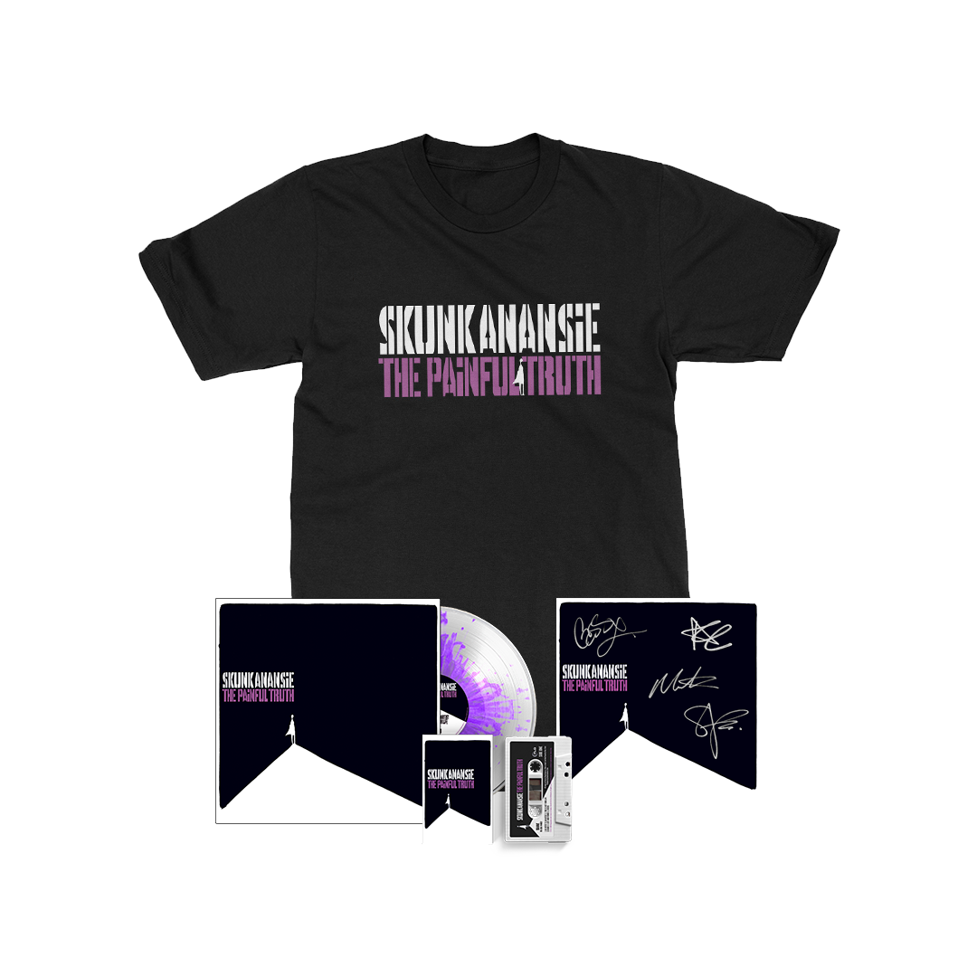 Skunk Anansie - The Painful Truth - Crystal w/ Purple Splatter LP, Cassette, T-Shirt, Art Card (signed)