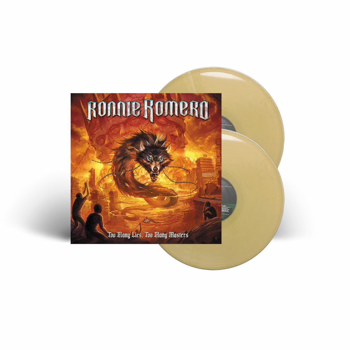 RONNIE ROMERO - TOO MANY LIES, TOO MANY MASTERS - 2LP Gold