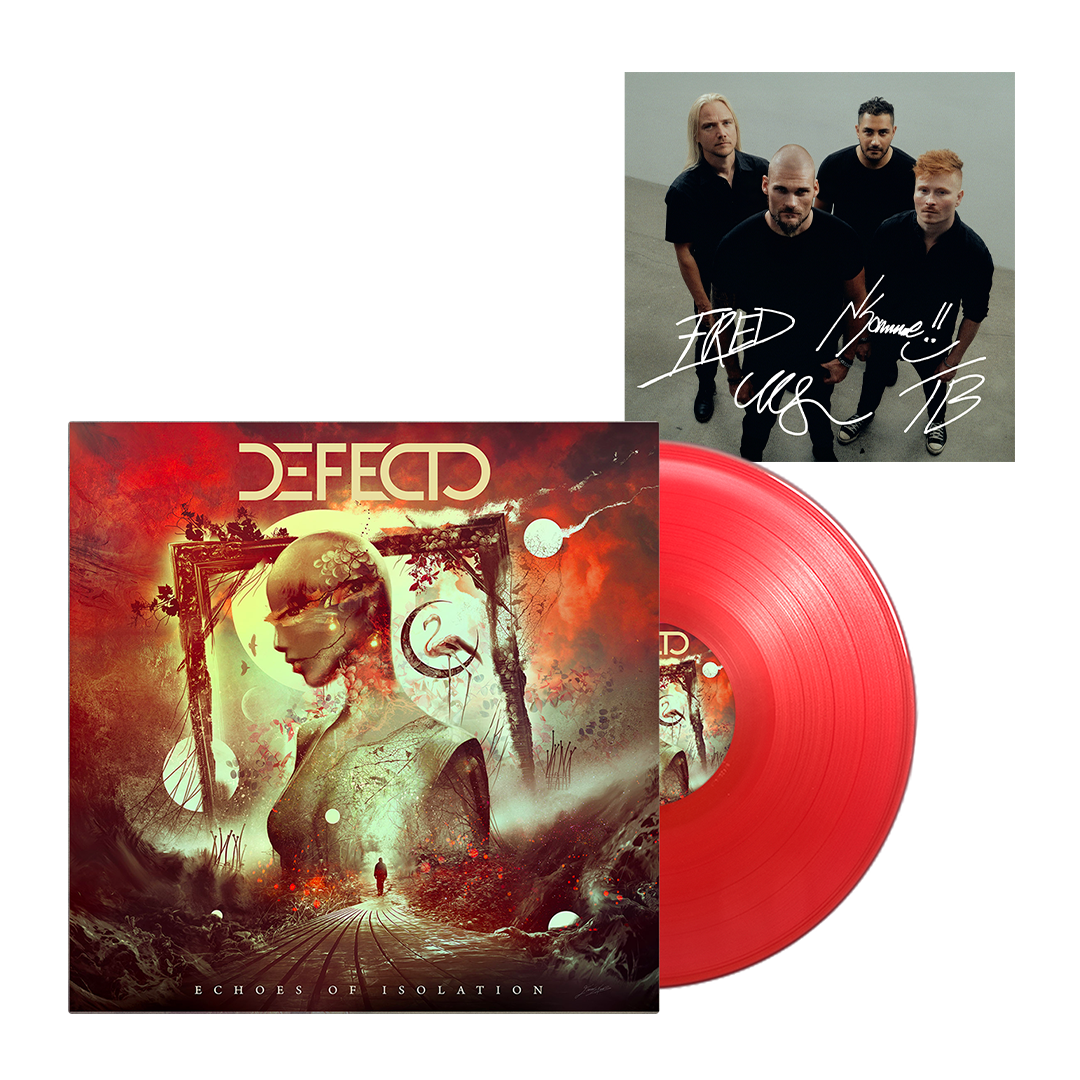 Defecto - Echoes Of Isolation - Red Vinyl + SIgned Art Card