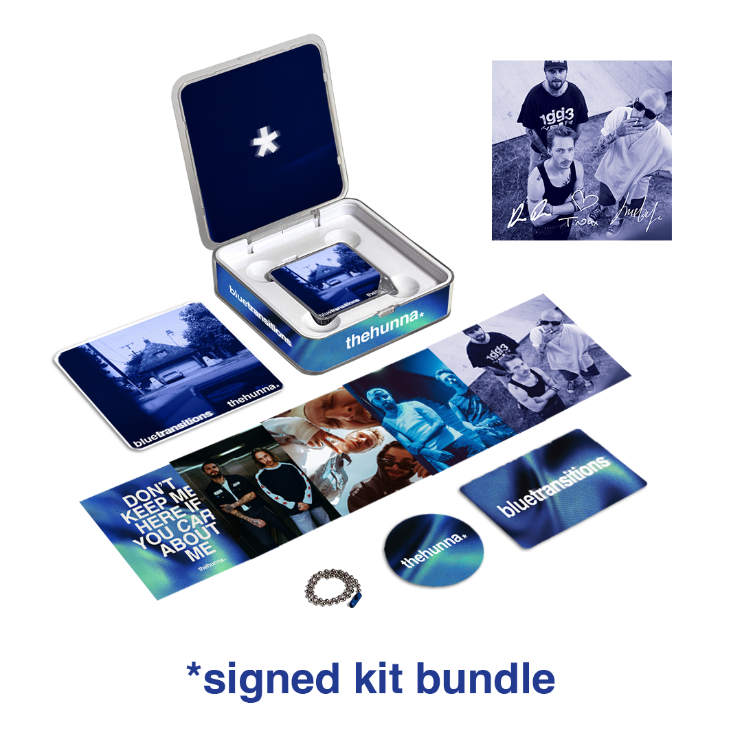 The Hunna - blue transitions - Signed KiT Bundle