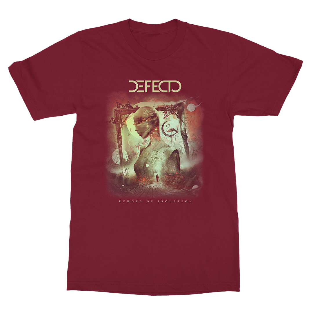 Defecto - Echoes of Isolation Maroon - T-Shirt