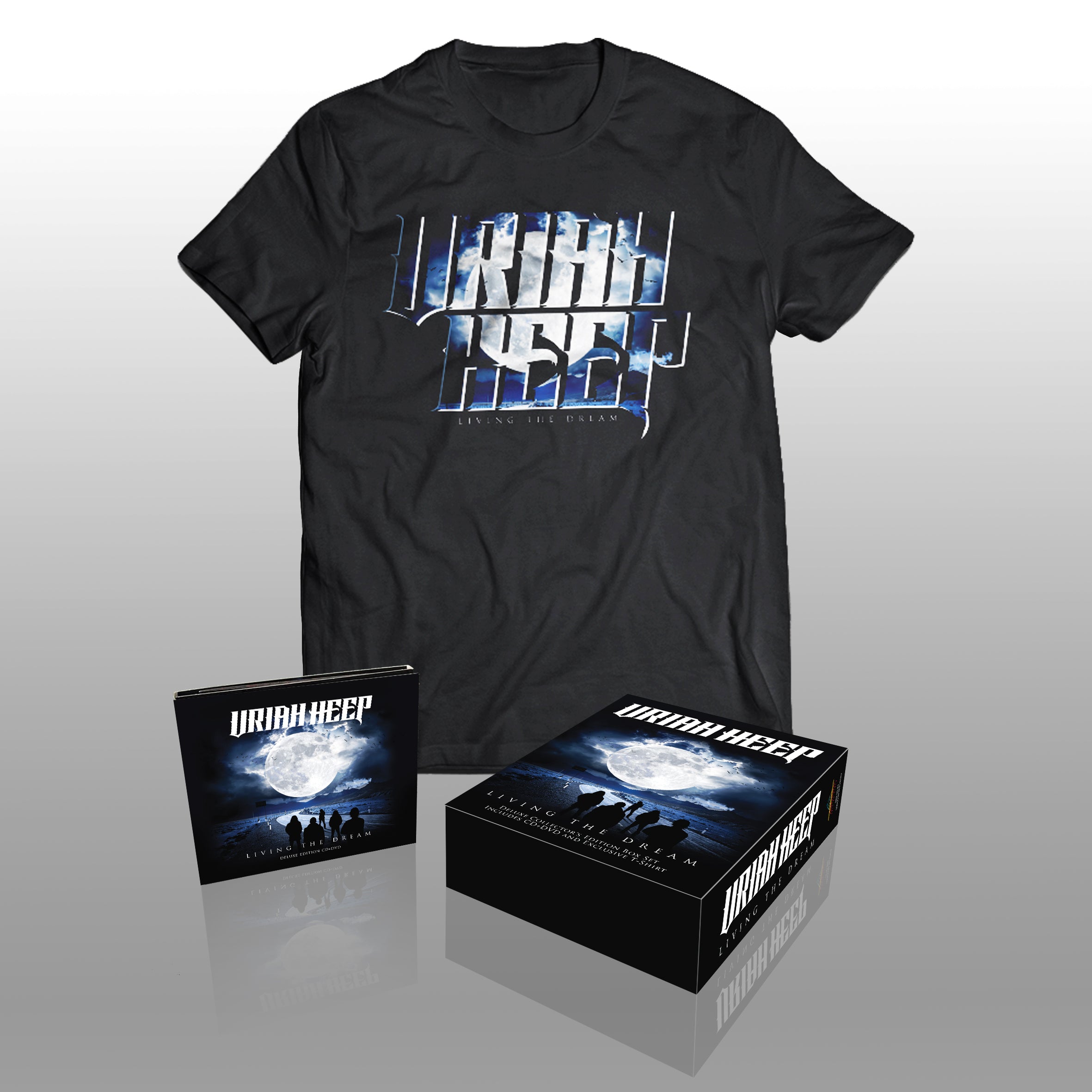 URIAH HEEP - Living The Dream - CD+DVD+T-Shirt