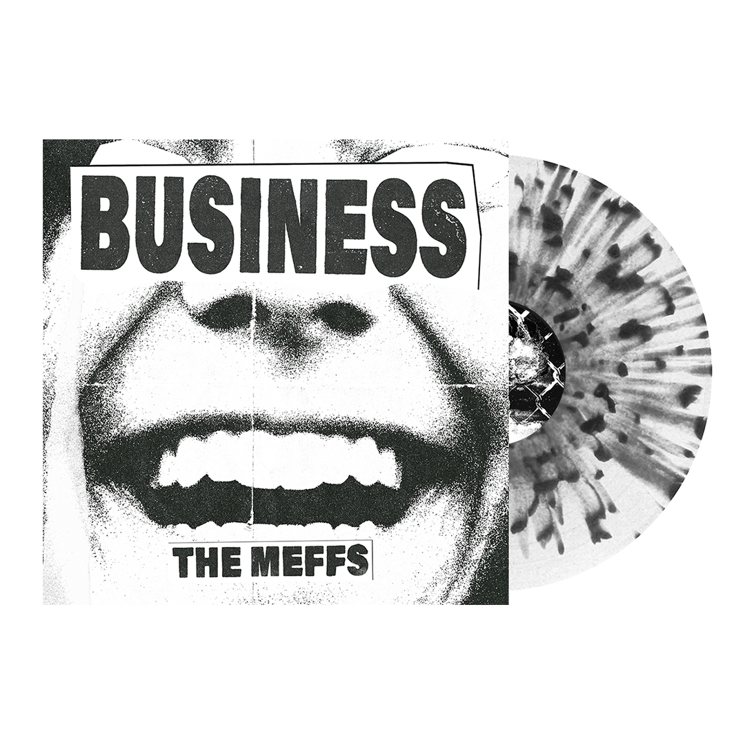 The Meffs - Business - White Black Splatter Vinyl
