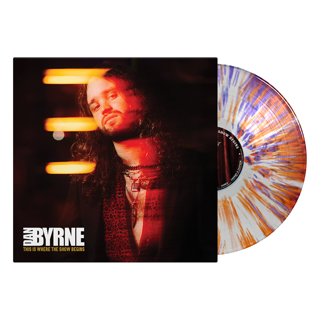 Dan Byrne - This Is Where The Show Begins - White Blue Orange Splatter Vinyl