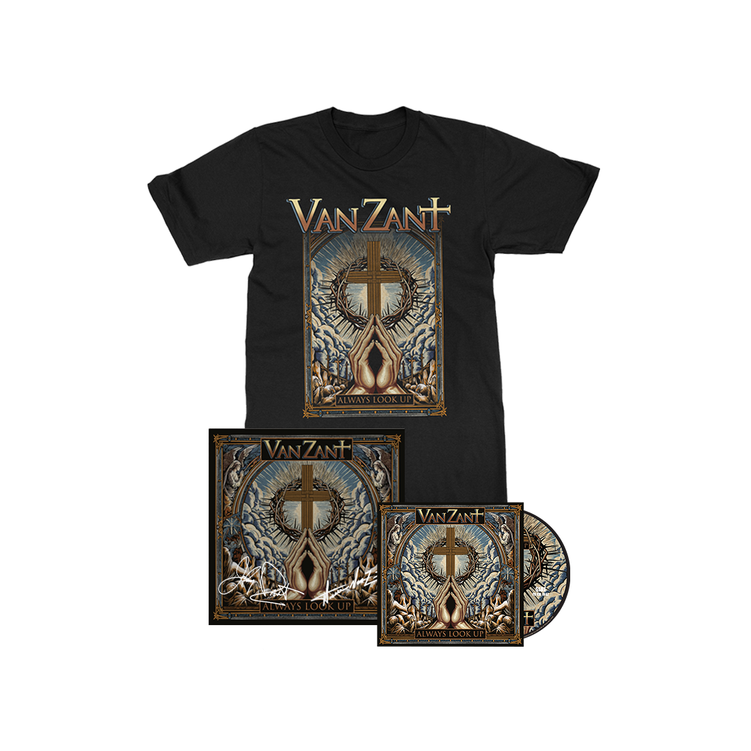 Van Zant - Always Look Up - CD, T-Shirt, Art Card (signed)