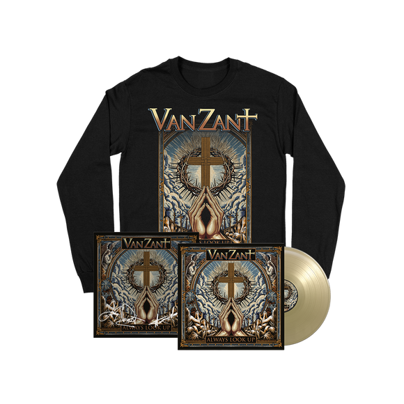 Van Zant - Always Look Up - Gold LP, Longsleeve, Art Card (signed)