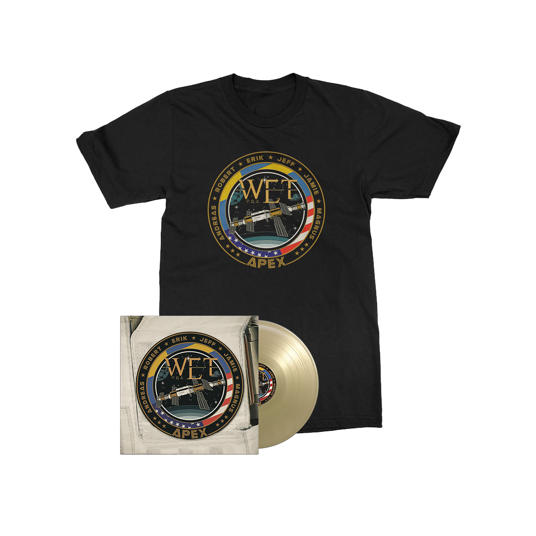 W.E.T. - Apex - Gold LP, T-Shirt Bundle