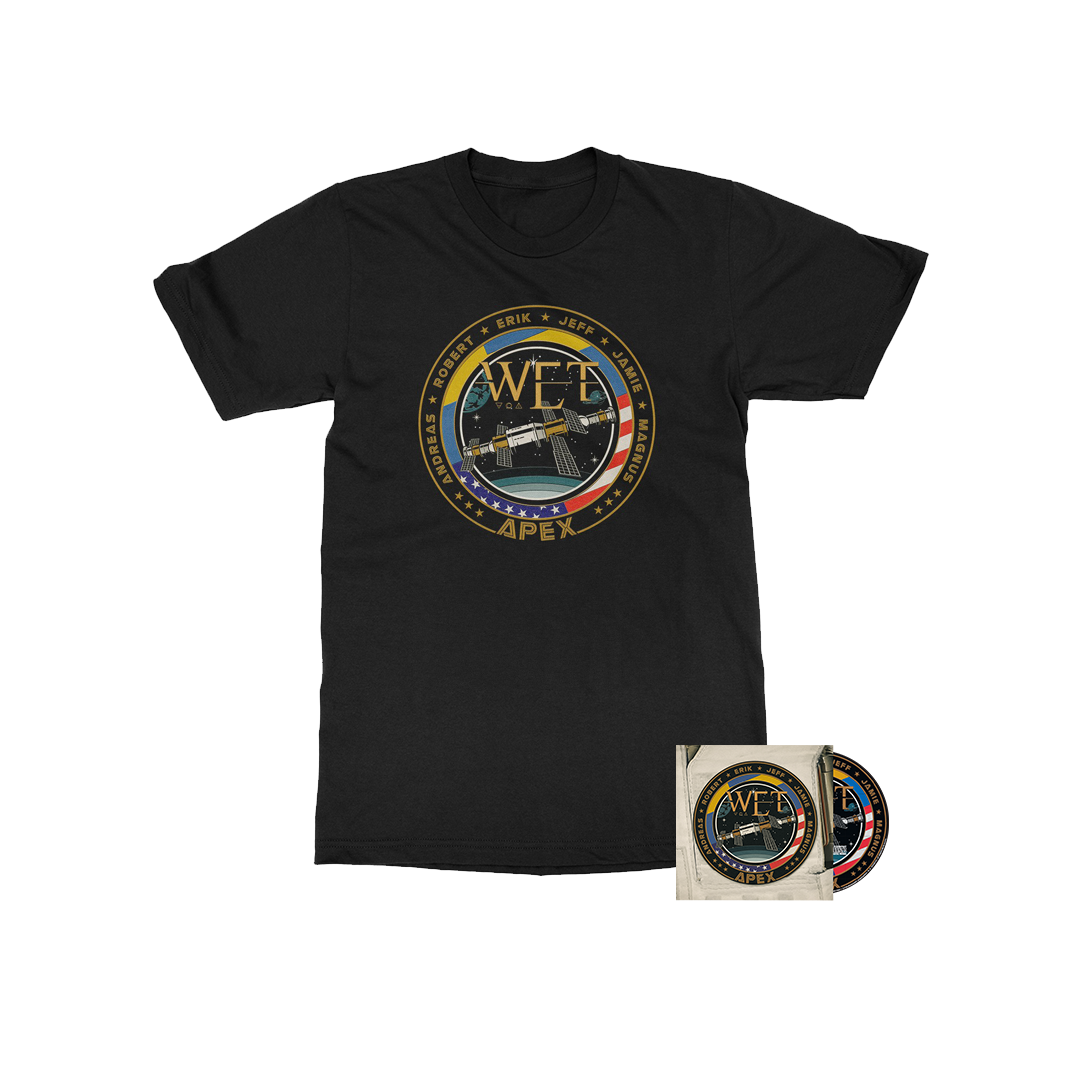 W.E.T. - Apex - CD, T-Shirt Bundle