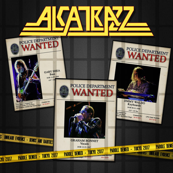 ALCATRAZZ - Parole Denied - Tokyo 2017 - 2CD/DVD